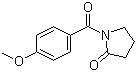 Aniracetam molecular structure (CAS 72432-10-1)