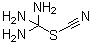 硫氰酸三氨基甲基酯分子结构 (CAS 7253-03-4)