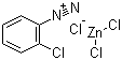 2-Chlorobenzenediazonium chlorozincate molecular structure (CAS 7258-22-2)