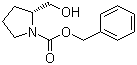 N-Cbz-D-Prolinol molecular structure (CAS 72597-18-3)