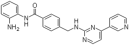 N-(2-Aminophenyl)-4-([[4-(pyridin-3-yl)pyrimidin-2-yl]amino]methyl)benzamide molecular structure (CAS 726169-73-9)