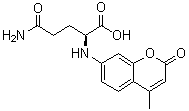 N-(4-Methyl-2-oxo-2H-1-benzopyran-7-yl)-L-glutamine molecular structure (CAS 72669-53-5)