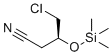 (3S)-4-Chloro-3-[(trimethylsilyl)oxy]butanenitrile molecular structure (CAS 727382-14-1)