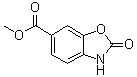 2-氧代-2,3-二氢-1,3-苯并恶唑-6-羧酸甲酯分子结构 (CAS 72752-80-8)