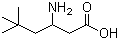 3-Amino-5,5-dimethylhexanoic acid molecular structure (CAS 727971-57-5)