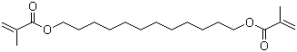 structure of CAS# 72829-09-5, 1,12-Dodecanediol dimethacrylate;1,12-Dodecamethylene dimethacrylate; 1,12-Dodecanediyl dimethacrylate; 2-Methyl-2-propenoic acid 1,1'-(1,12-dodecanediyl) ester