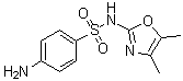 结构式 CAS# 729-99-7, 磺胺二甲基恶唑