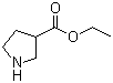 Ethyl 3-pyrrolidinecarboxylate molecular structure (CAS 72925-15-6)