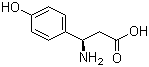 (R)-3-Amino-3-(4-hydroxyphenyl)propionic acid molecular structure (CAS 73025-69-1)