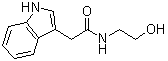N-(2-羟基乙基)吲哚-3-乙酰胺分子结构 (CAS 73040-34-3)