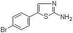 2-氨基-5-(4-溴苯基)噻唑分子结构 (CAS 73040-60-5)