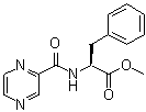 结构式 CAS# 73058-37-4, N-(2-吡嗪基羰基)-L-苯丙氨酸甲酯