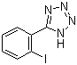 结构式 CAS# 73096-40-9, 5-(2-碘苯基)-1H-四氮唑; 5-邻碘苯基四氮唑