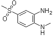 structure of CAS# 73097-51-5, N1-Methyl-4-(methylsulfonyl)-1,2-benzenediamine