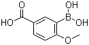 2-Methoxy-5-carboxyphenylboronic acid molecular structure (CAS 730971-32-1)