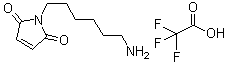 结构式 CAS# 731862-92-3, 1-(6-氨基己基)-1H-吡咯-2,5-二酮 2,2,2-三氟乙酸盐