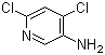 structure of CAS# 7321-93-9, 5-Amino-2,4-dichloropyridine