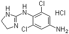 盐酸安普乐定分子结构 (CAS 73218-79-8)