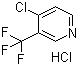 structure of CAS# 732306-24-0, 4-Chloro-3-trifluoromethylpyridine hydrochloride;4-Chloro-3-(trifluoromethyl)pyridine hydrochloride