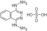 结构式 CAS# 7327-87-9, 硫酸双肼屈嗪; 1,4-双肼基-2,3-二氮杂萘硫酸盐