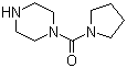 哌嗪-1-基吡咯烷-1-基甲酮分子结构 (CAS 73331-93-8)