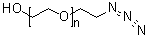 Polyethylene glycol monoazide molecular structure (CAS 73342-16-2)