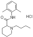 盐酸布比卡因分子结构 (CAS 73360-54-0)