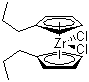 Bis(propylcyclopentadienyl)zirconium dichloride molecular structure (CAS 73364-09-7)