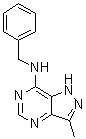 3-Methyl-N-(phenylmethyl)-1H-pyrazolo[4,3-d]pyrimidin-7-amine molecular structure (CAS 73376-45-1)