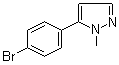 结构式 CAS# 73387-52-7, 5-(4-溴苯基)-1-甲基吡唑