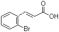 2-Bromocinnamic acid molecular structure (CAS 7345-79-1)