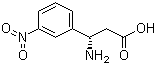 结构式 CAS# 734529-57-8, (S)-3-氨基-3-(3-硝基苯基)丙酸