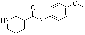 N-(4-Methoxyphenyl)piperidine-3-carboxamide molecular structure (CAS 735262-21-2)