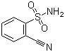 structure of CAS# 73542-86-6, 2-Cyanobenzenesulfonamide;2-Cyanobenzenesulphonamide