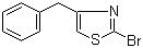 structure of CAS# 73553-79-4, 2-Bromo-4-(phenylmethyl)thiazole