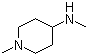 1-甲基-4-(甲氨基)哌啶分子结构 (CAS 73579-08-5)