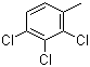 结构式 CAS# 7359-72-0, 2,3,4-三氯甲苯