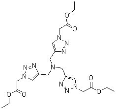 4,4',4''-[Nitrilotris(methylene)]tris-1H-1,2,3-triazole-1-acetic acid triethyl ester molecular structure (CAS 736958-00-2)