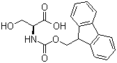 Fmoc-L-Serine molecular structure (CAS 73724-45-5)
