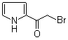 2-(溴乙酰基)吡咯分子结构 (CAS 73742-16-2)