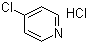 4-氯吡啶盐酸盐分子结构 (CAS 7379-35-3)