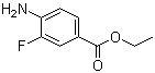 4-氨基-3-氟苯甲酸乙酯分子结构 (CAS 73792-12-8)