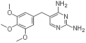 甲氧苄啶分子结构 (CAS 738-70-5)