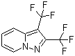 2,3-Bis(trifluoromethyl)pyrazolo[1,5-a]pyridine molecular structure (CAS 73883-19-9)