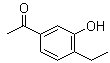 1-(4-Ethyl-3-hydroxyphenyl)ethanone molecular structure (CAS 73898-20-1)