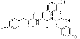 structure of CAS# 7390-78-5, L-Tyrosyl-L-tyrosyl-L-tyrosine