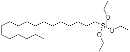 十八烷基三乙氧基硅烷分子结构 (CAS 7399-00-0)