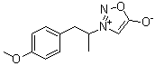 5-羟基-3-[2-(4-甲氧基苯基)-1-甲基乙基]-1,2,3-恶二唑鎓内盐分子结构 (CAS 7401-62-9)