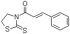 (2E)-3-Phenyl-1-(2-thioxo-3-thiazolidinyl)-2-propen-1-one molecular structure (CAS 74058-65-4)