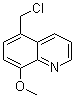 structure of CAS# 740797-41-5, 5-(Chloromethyl)-8-methoxyquinoline